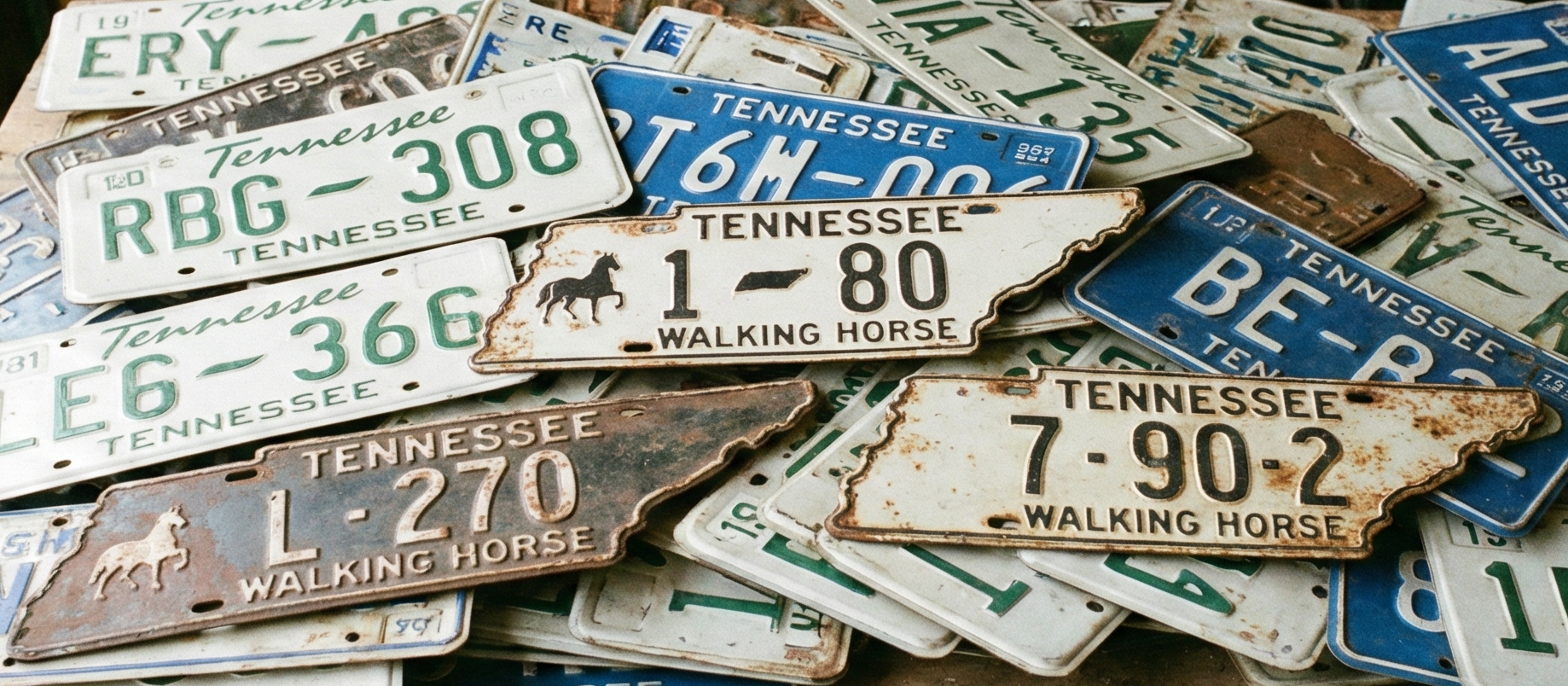 Chrome, Charm, and Cash: The Enduring Allure of Vintage Tennessee License Plates