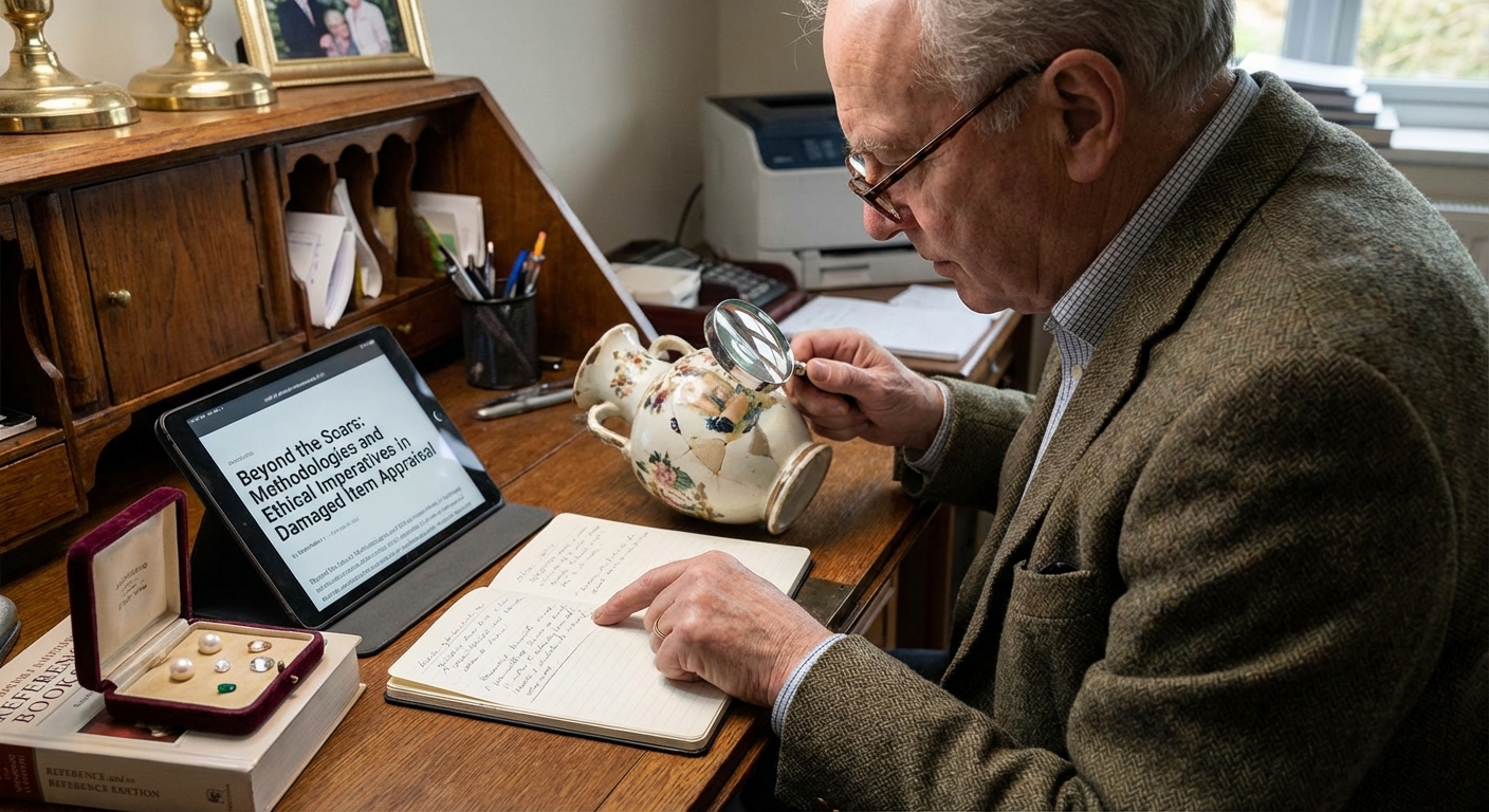 Beyond the Scars: Methodologies and Ethical Imperatives in Damaged Item Appraisal