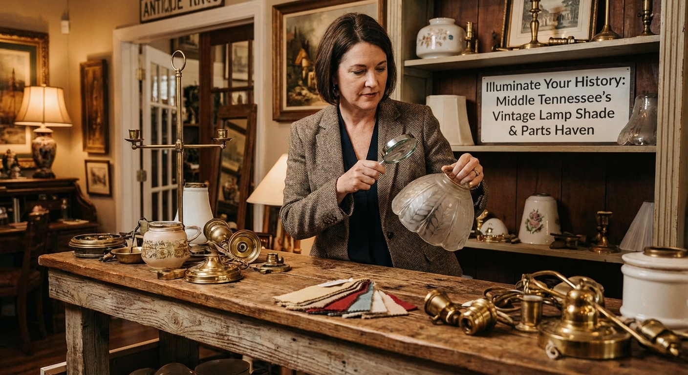 Illuminate Your History: Middle Tennessee's Vintage Lamp Shade & Parts Haven